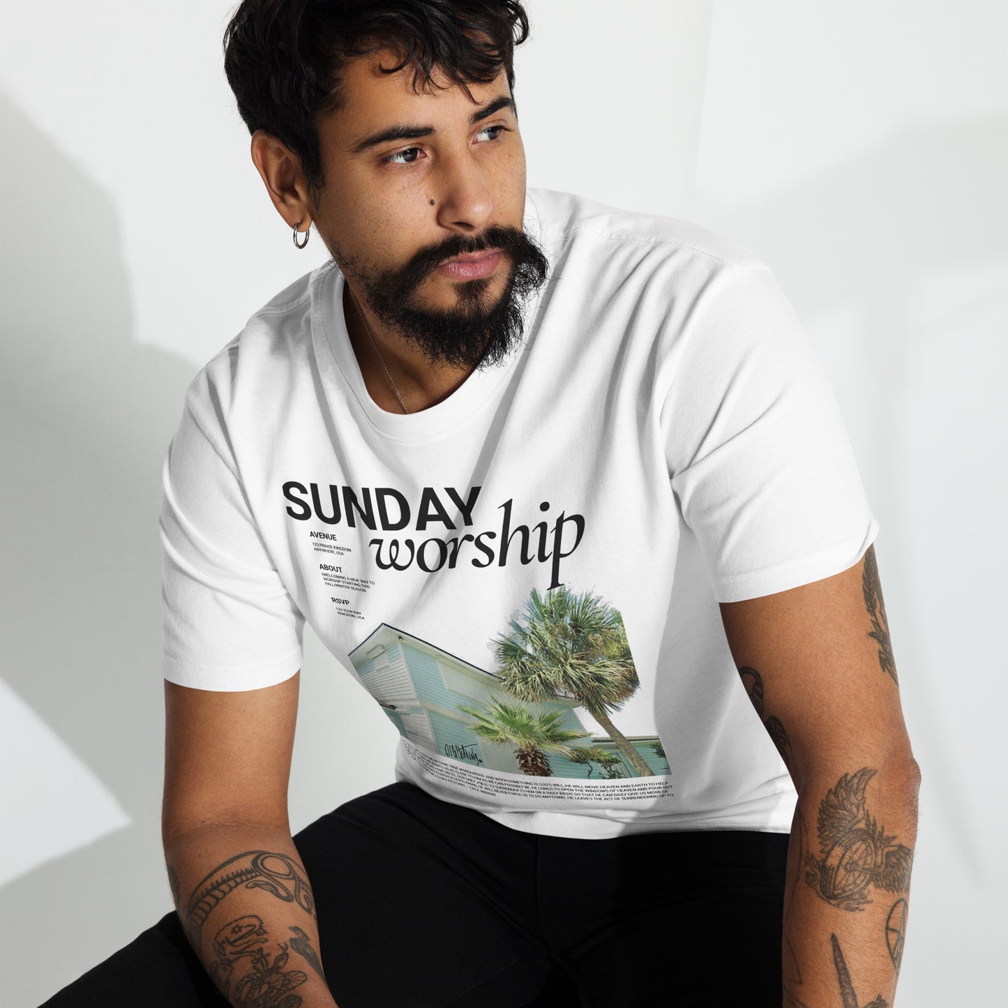 O1G - Sunday Worship Premium Heavyweight Tee