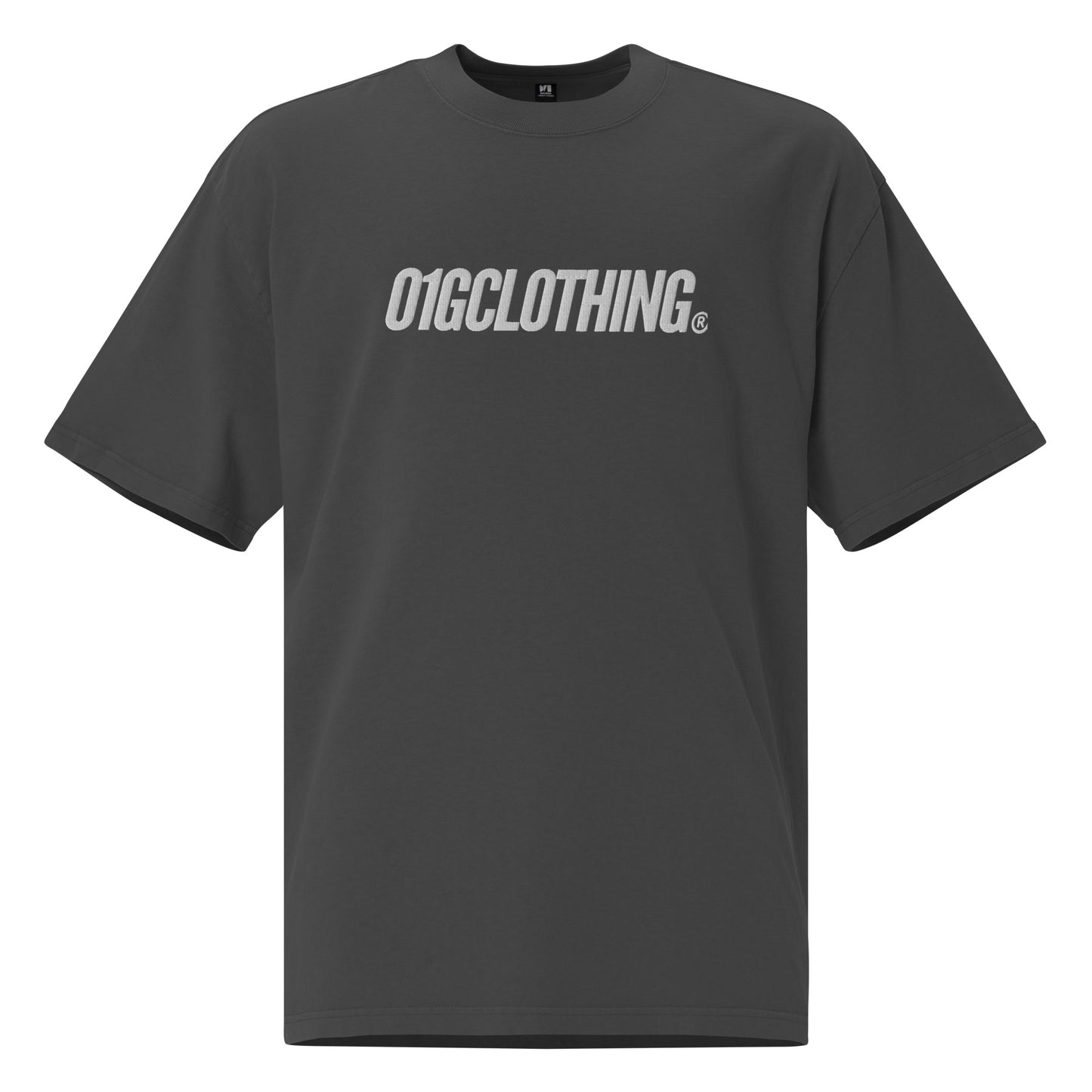 O1G - Oversized "Legacy" Embroidered Faded Tee