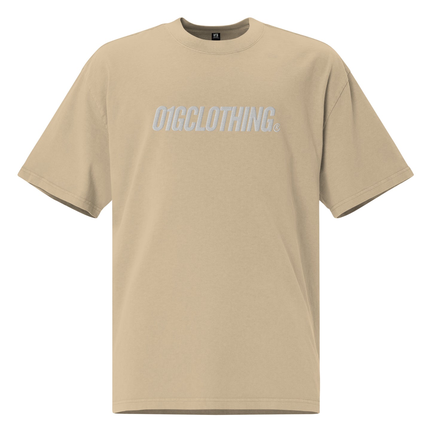O1G - Oversized "Legacy" Embroidered Faded Tee