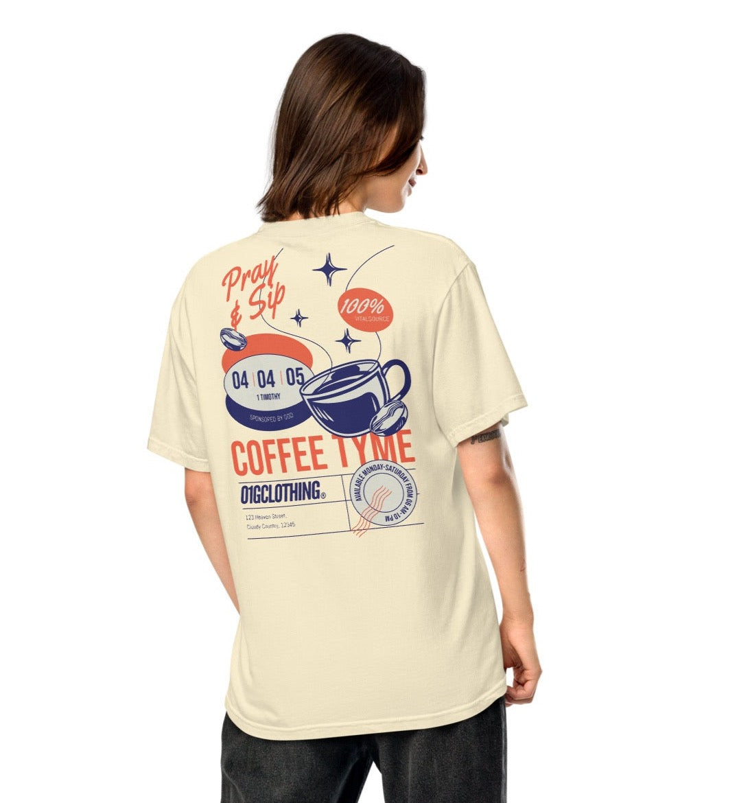 O1G - Coffee Tyme Heavyweight Tee