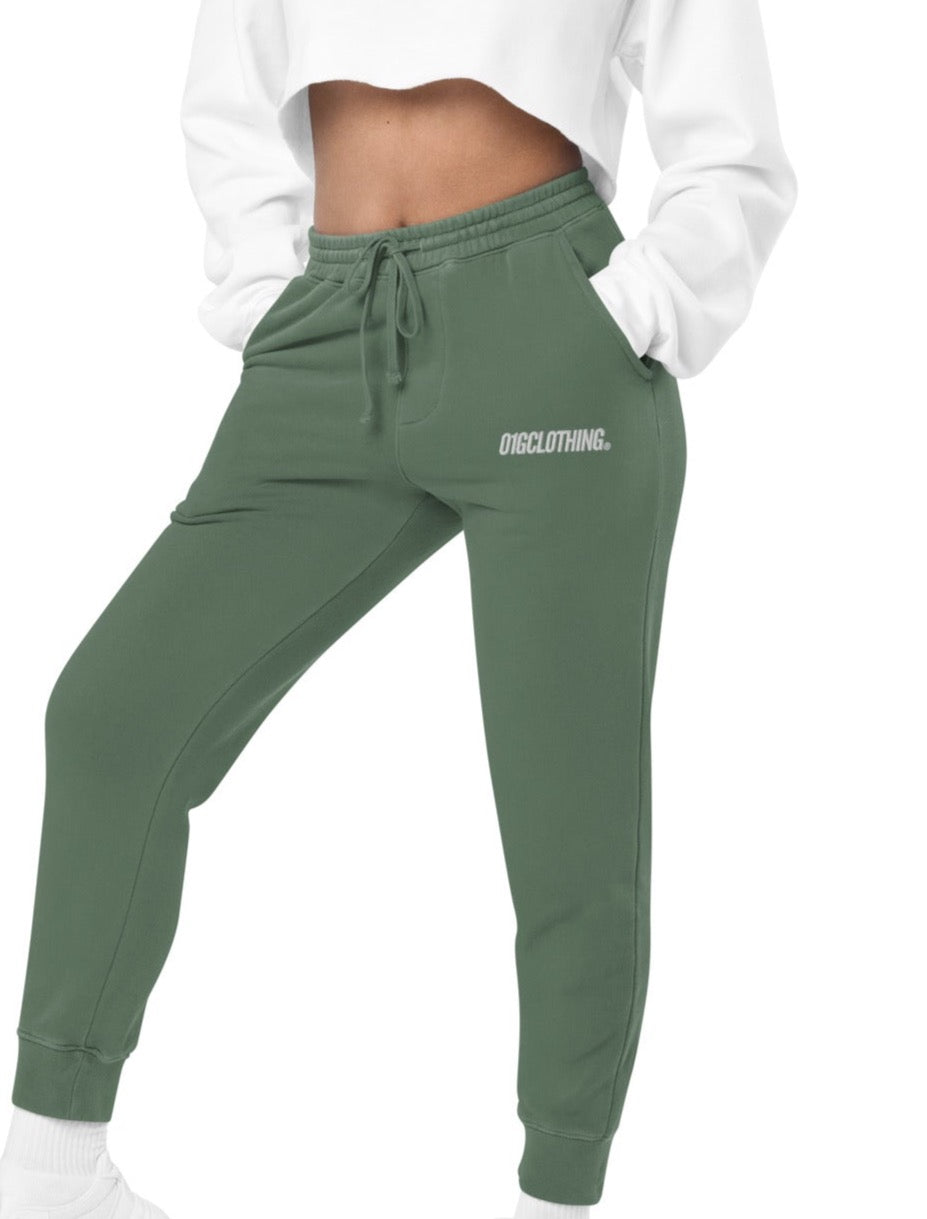 O1G - Embroidered “Legacy” Pigment Dyed Sweatpants