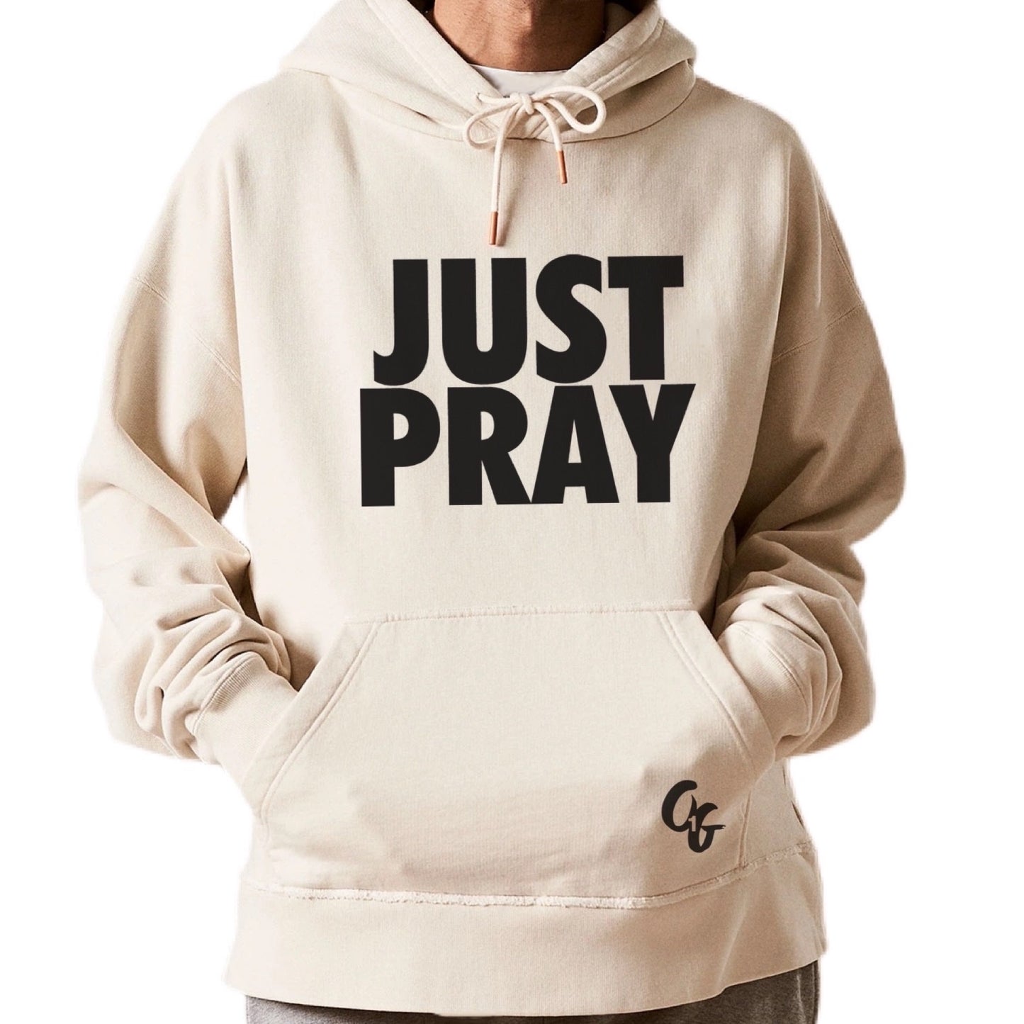 O1G - Cream Premium Oversized Hoodie