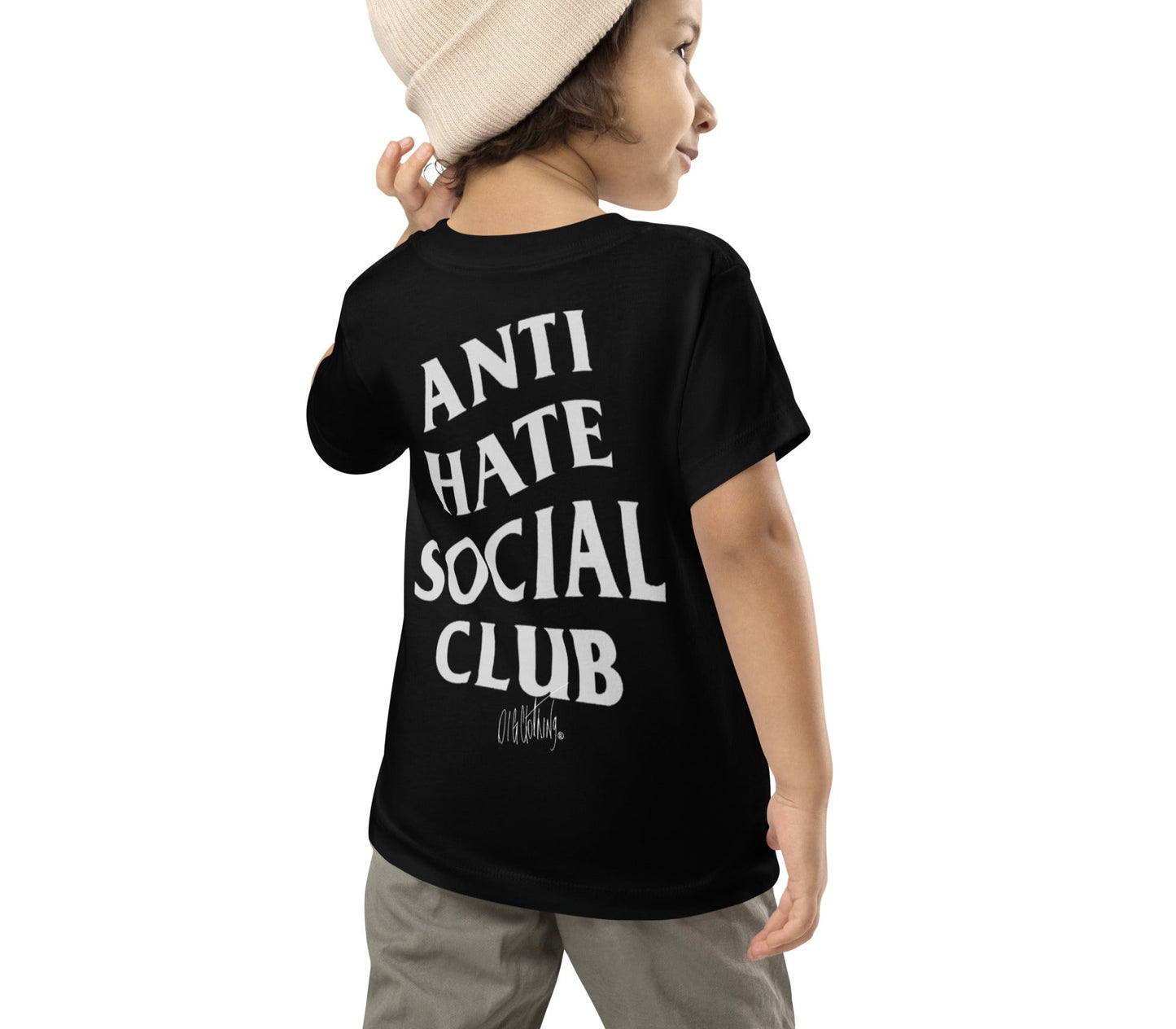 O1G - AntiHate Embroidered Toddler Tee